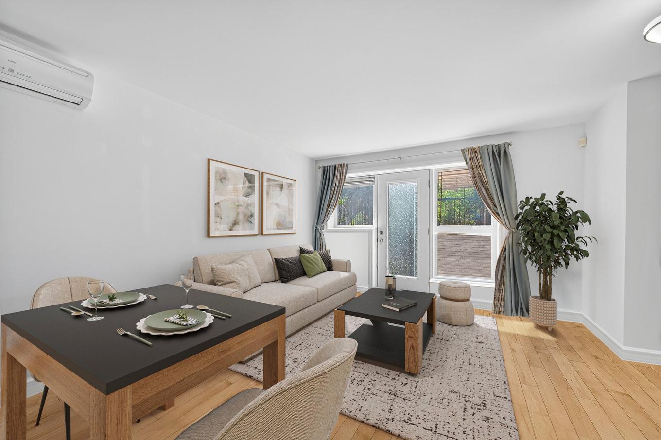 Dining room - 2-10141 Rue Lajeunesse, Montréal (Ahuntsic-Cartierville), QC - Indoor Photo Showing Living Room