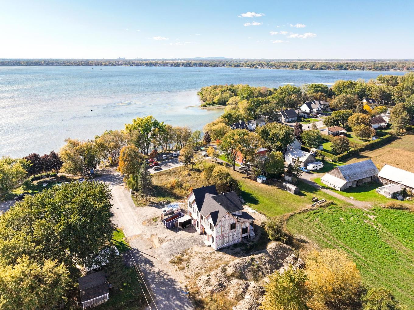 Aerial photo - 7 Rue Loiselle, Saint-Mathias-Sur-Richelieu, QC - Outdoor With Body Of Water With View