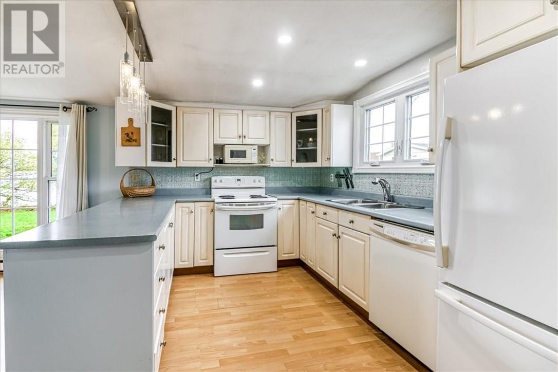 43 Laurier Street E, Azilda, ON - Indoor Photo Showing Kitchen With Double Sink