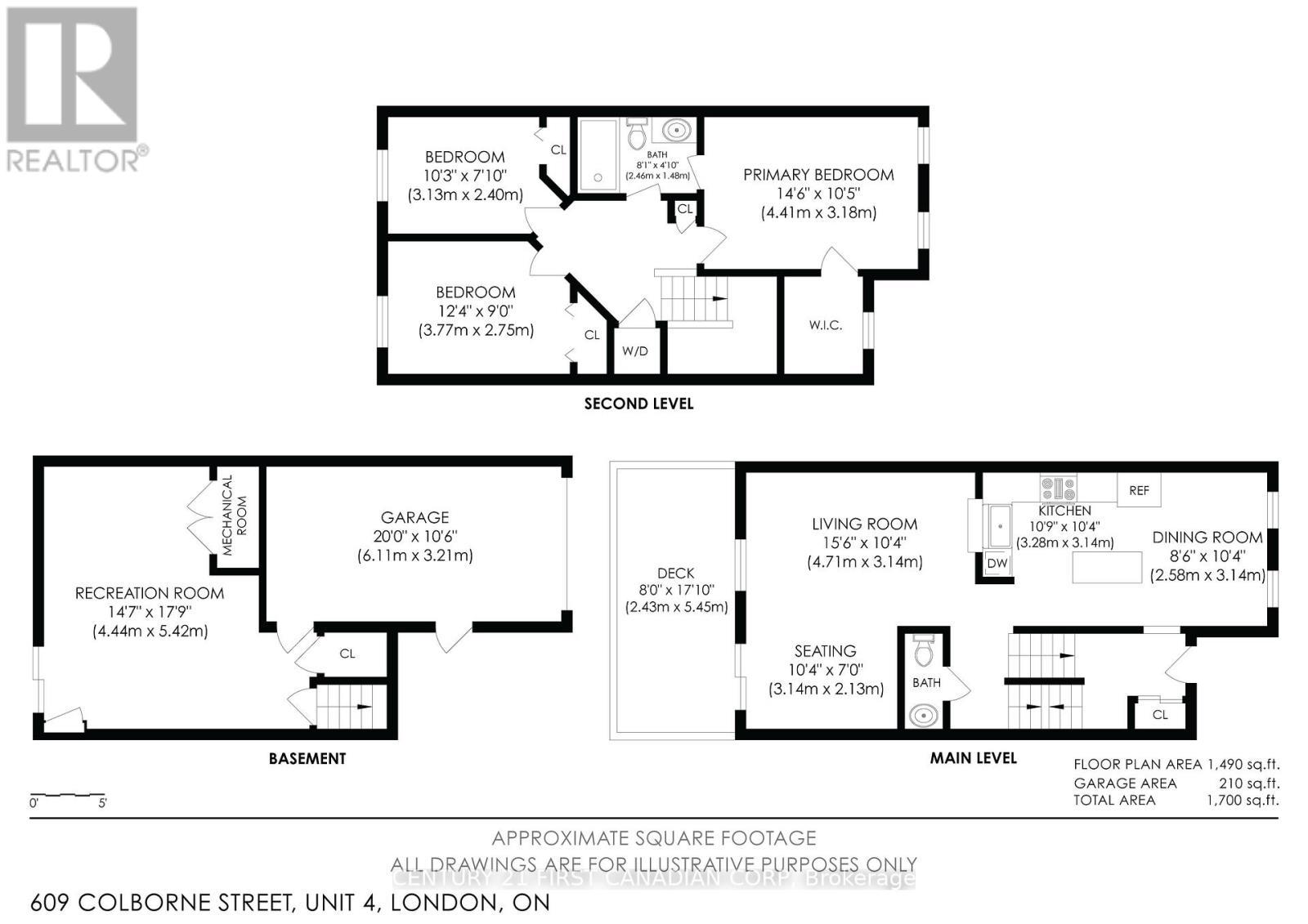 3 floor plan - 4 - 609 Colborne Street E, London East (East F), ON - Other