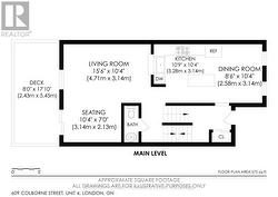 Main floor plan -