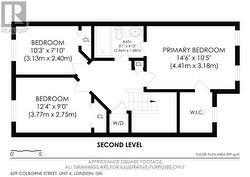 Second floor plan -