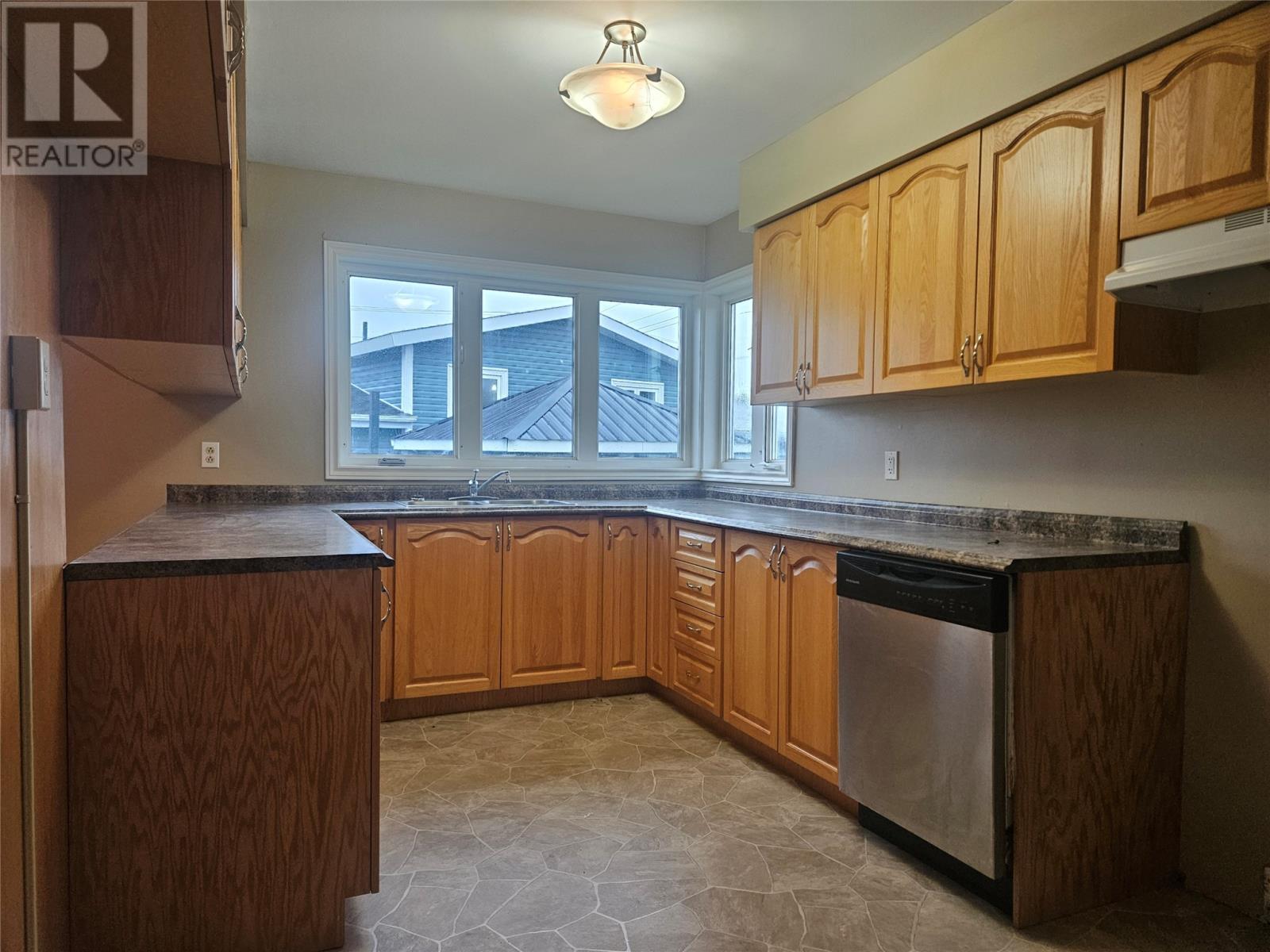 3 Courtney Street, Grand Bank, NL - Indoor Photo Showing Kitchen With Double Sink