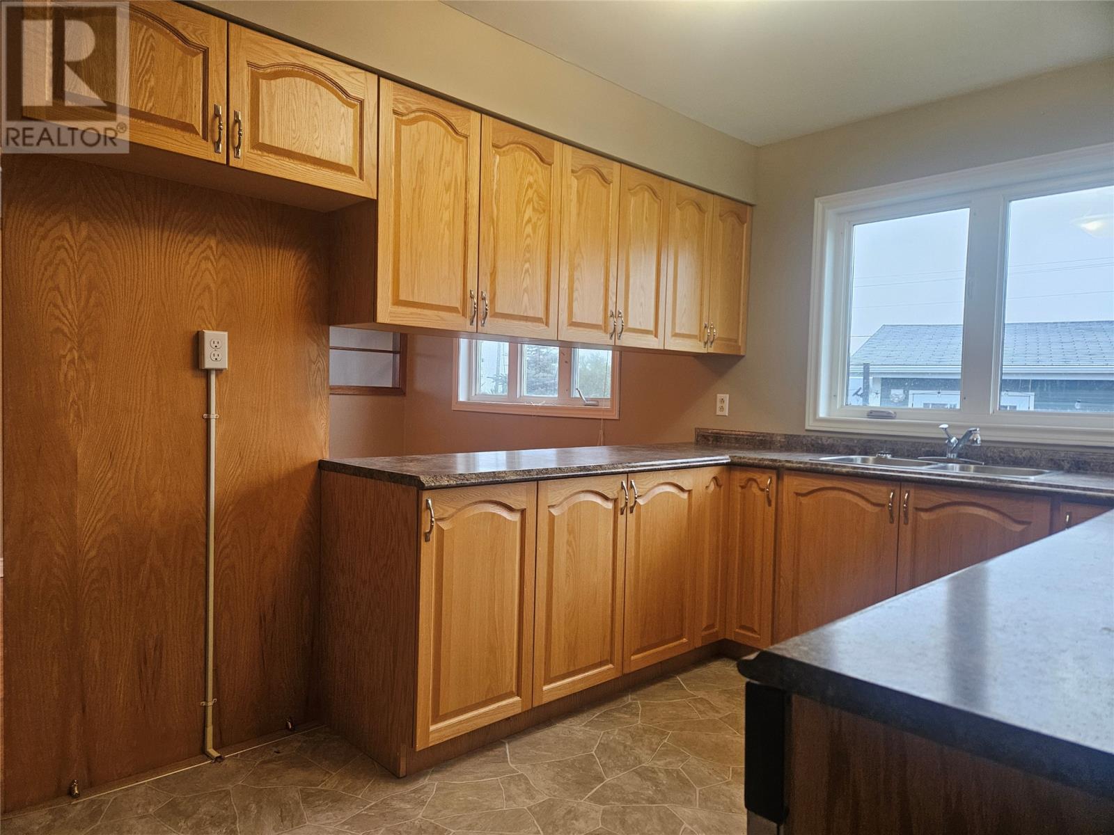 3 Courtney Street, Grand Bank, NL - Indoor Photo Showing Kitchen With Double Sink
