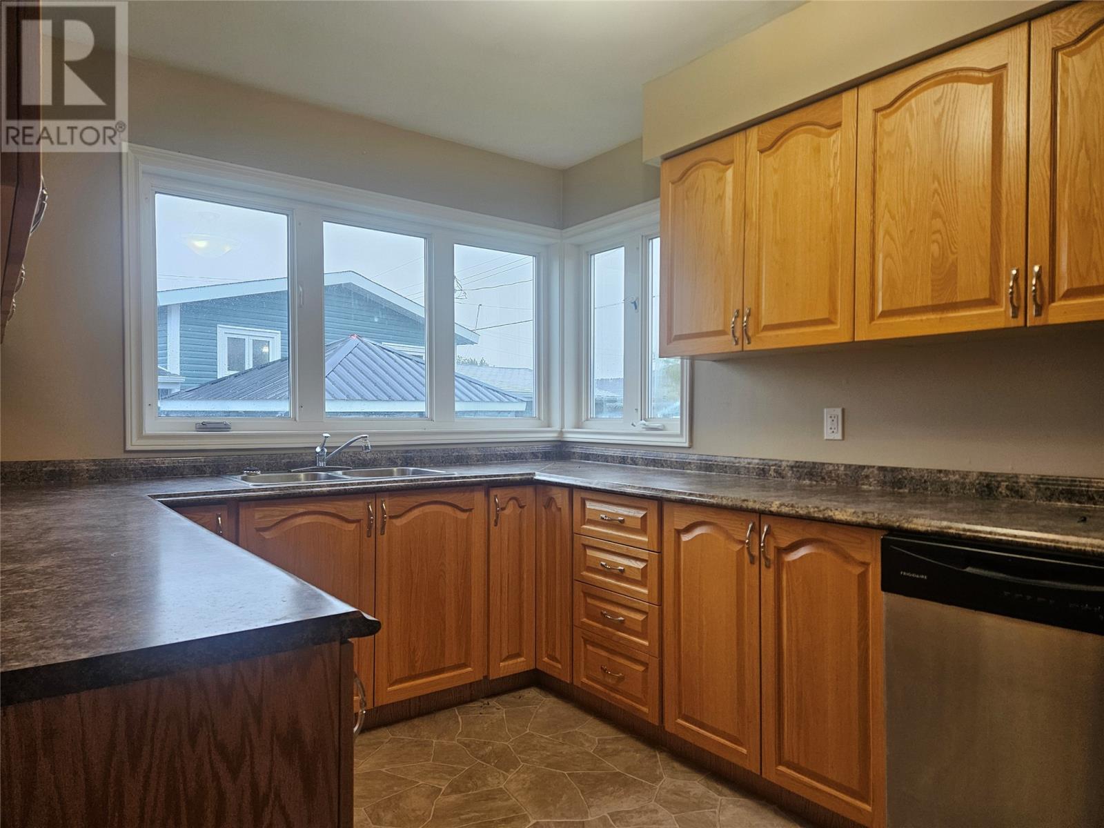 3 Courtney Street, Grand Bank, NL - Indoor Photo Showing Kitchen With Double Sink
