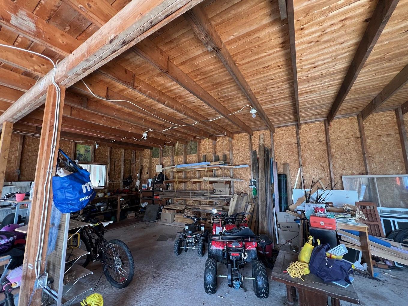 Garage - 499 Route Cox, Bonaventure, QC - Indoor Photo Showing Garage