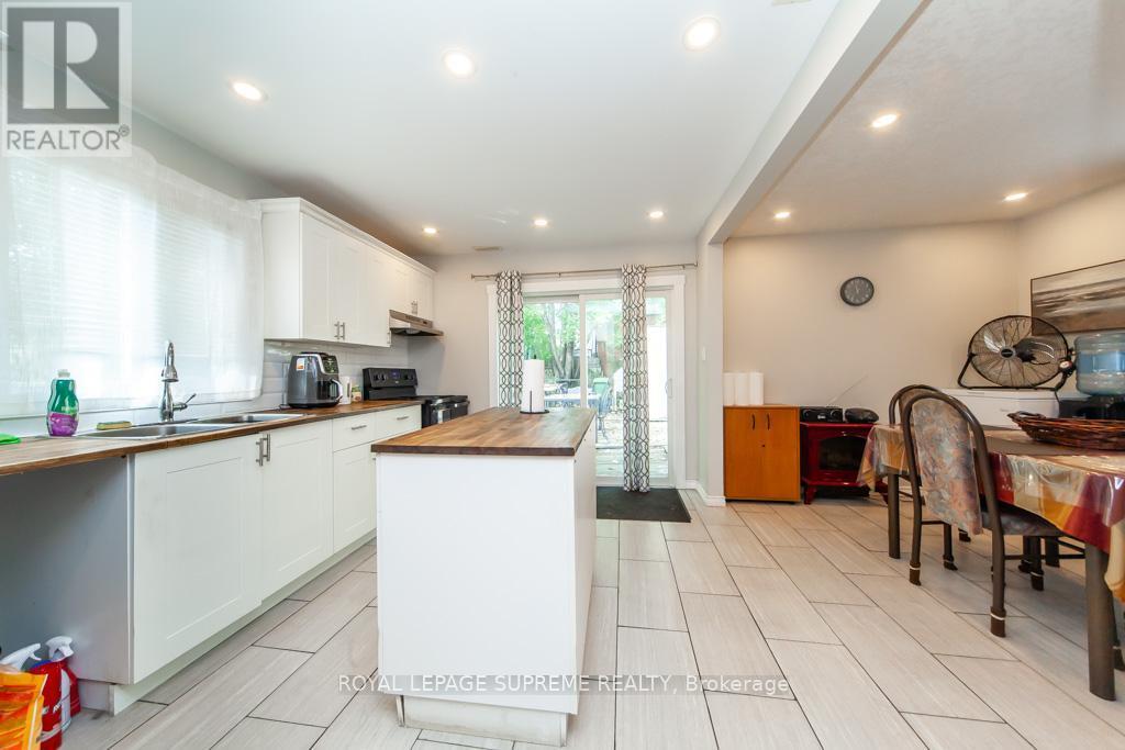 13 Robins Avenue, Hamilton, ON - Indoor Photo Showing Kitchen With Double Sink