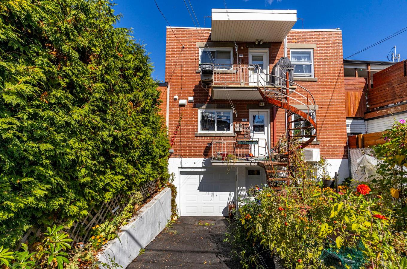 Back facade - 2194 - 2196 Rue Cardinal, Montréal (Le Sud-Ouest), QC - Outdoor