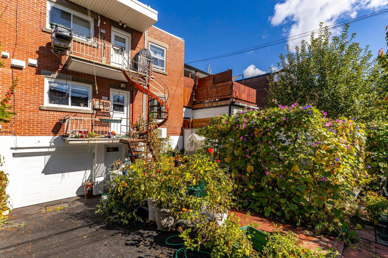 Back facade - 2194 - 2196 Rue Cardinal, Montréal (Le Sud-Ouest), QC - Outdoor