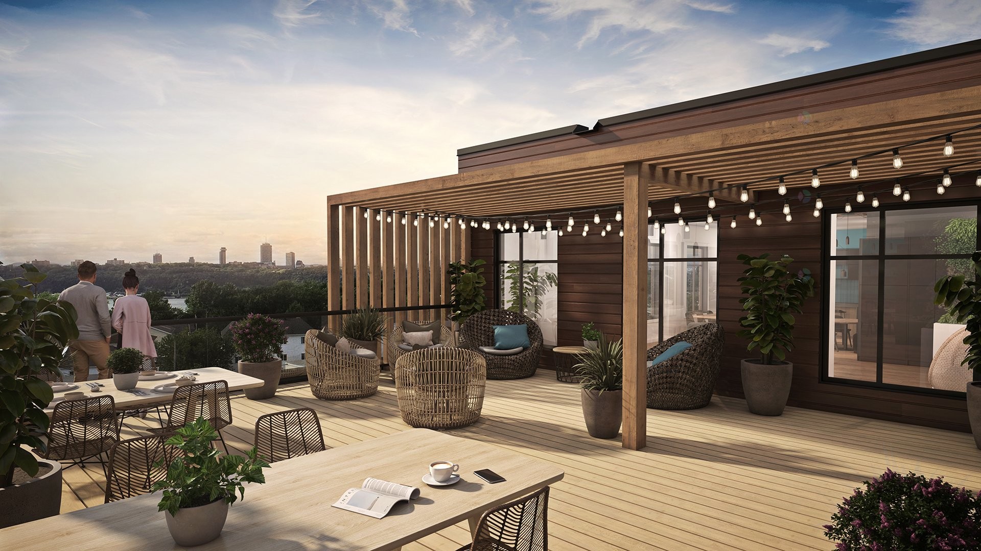 Terrasse - 108-4700 Boul. Guillaume-Couture, Lévis (Desjardins), QC - Outdoor