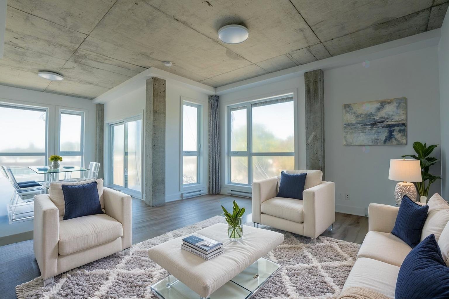 Living Room - 102-8945 Boul. Viau, Montréal (Saint-Léonard), QC - Indoor Photo Showing Living Room