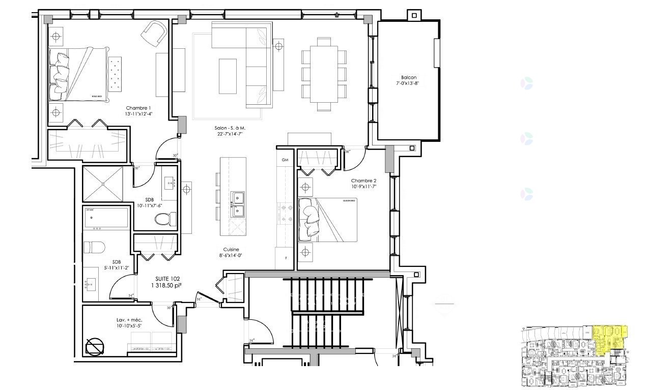 Floor Plan - 102-8945 Boul. Viau, Montréal (Saint-Léonard), QC - Other