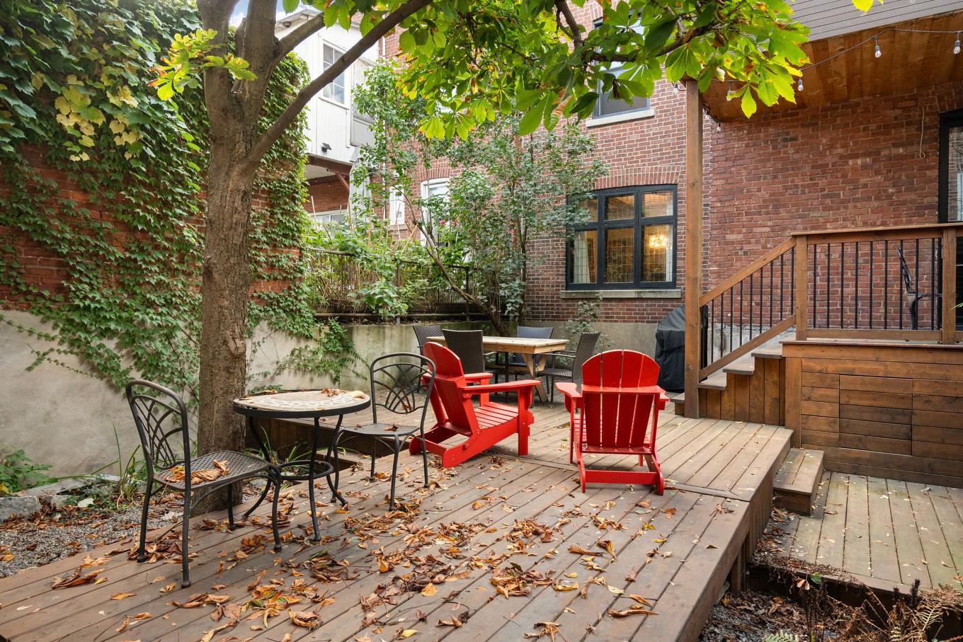 Cour - 5507 Ch. De La Côte-St-Antoine, Montréal (Côte-Des-Neiges/Notre-Dame-De-Grâce), QC - Outdoor With Deck Patio Veranda With Exterior