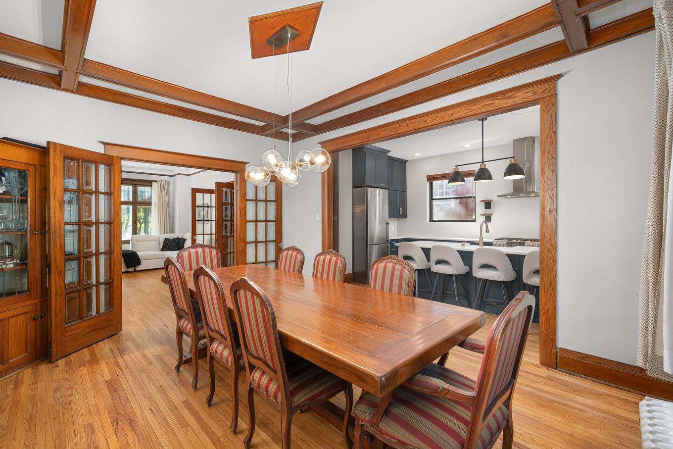 Salon - 5507 Ch. De La Côte-St-Antoine, Montréal (Côte-Des-Neiges/Notre-Dame-De-Grâce), QC - Indoor Photo Showing Dining Room