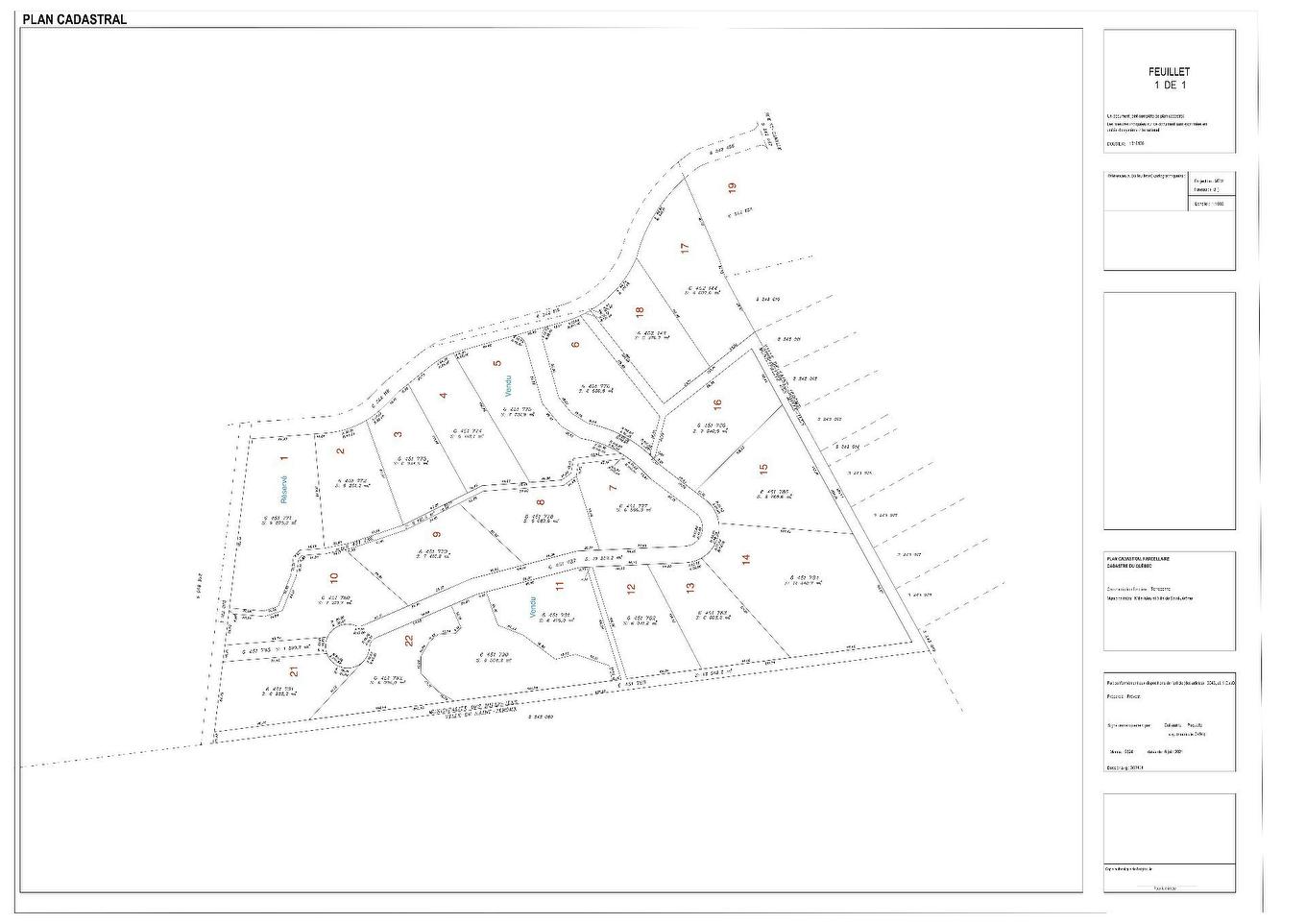 Drawing (sketch) - 14 Ch. Des Huards, Mille-Isles, QC