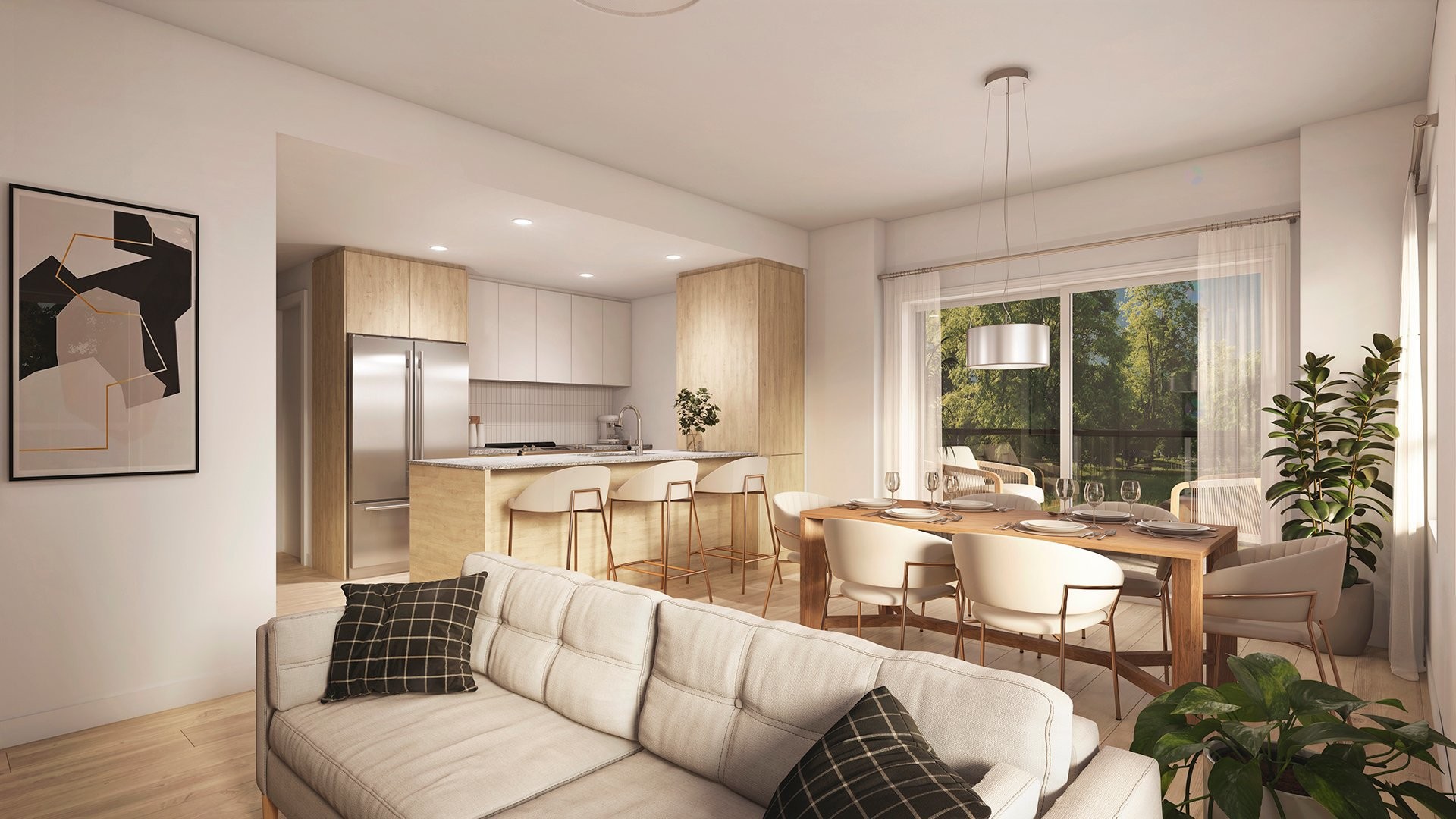 Kitchen - 310-4700 Boul. Guillaume-Couture, Lévis (Desjardins), QC - Indoor Photo Showing Living Room