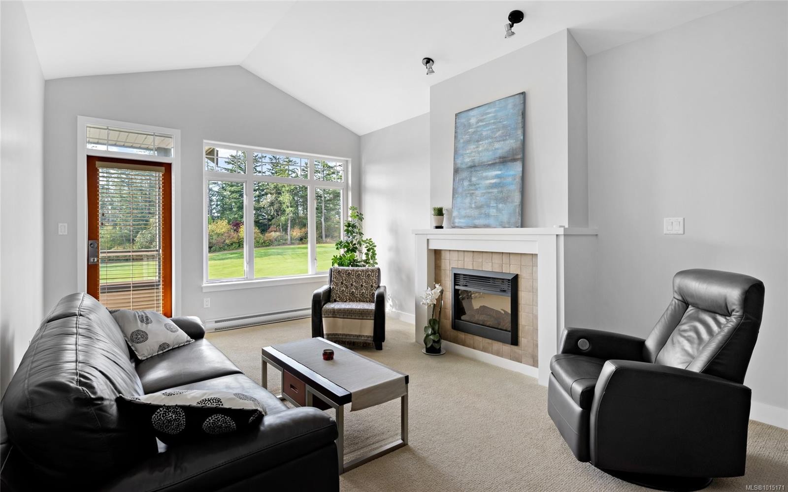 403C-1115 Craigflower Rd, Esquimalt, BC - Indoor Photo Showing Living Room With Fireplace