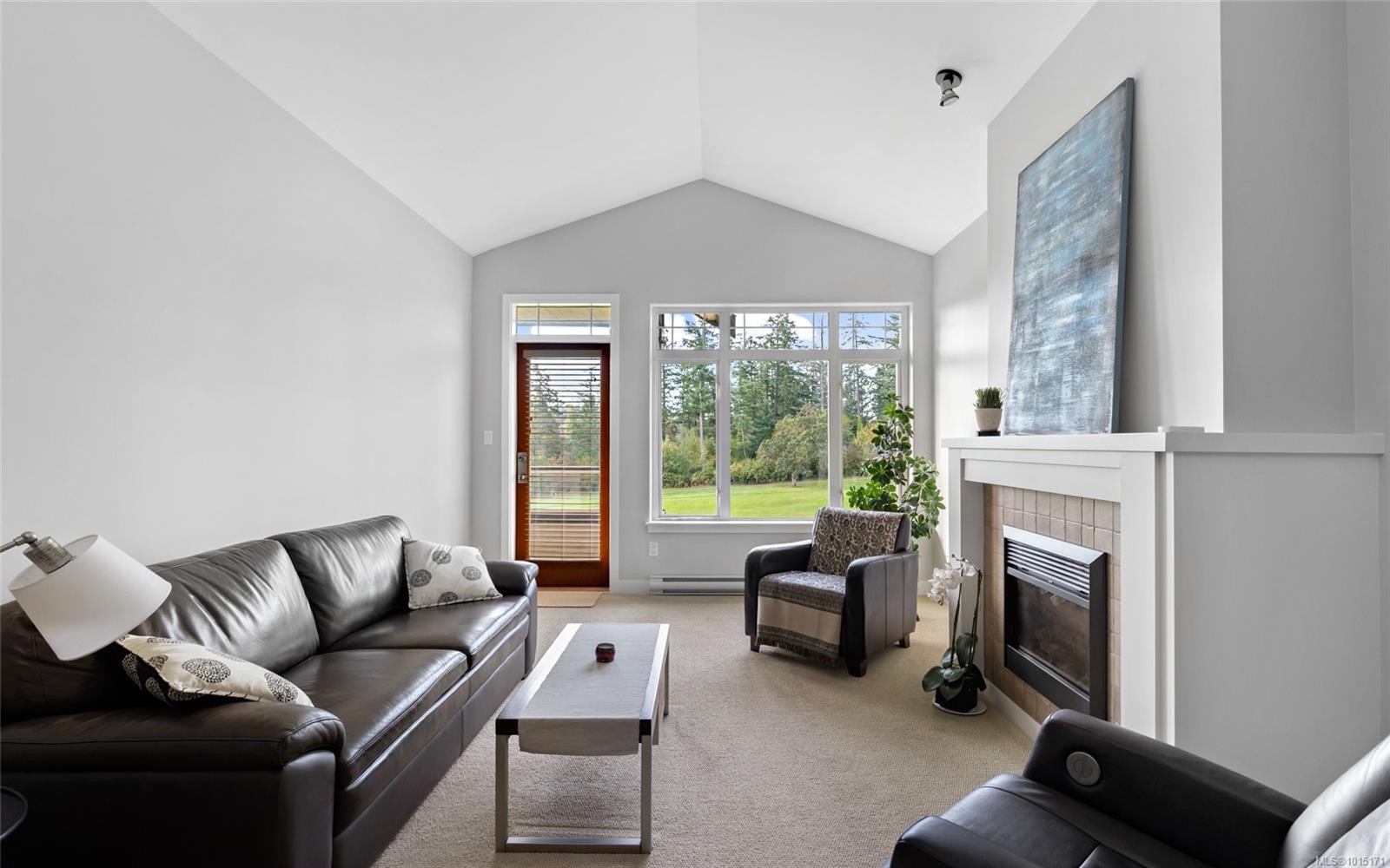 403C-1115 Craigflower Rd, Esquimalt, BC - Indoor Photo Showing Living Room With Fireplace