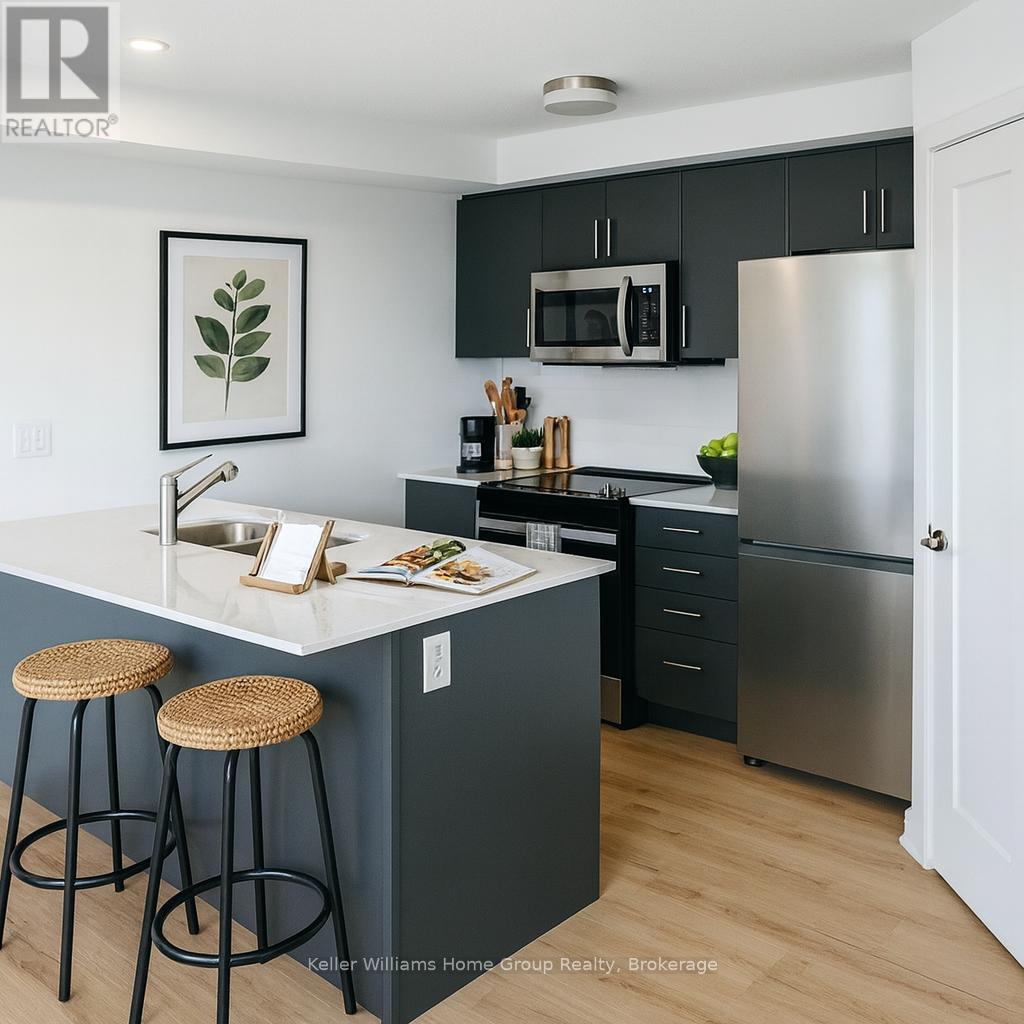 85 - 940 St David Street N, Centre Wellington (Fergus), ON - Indoor Photo Showing Kitchen With Double Sink