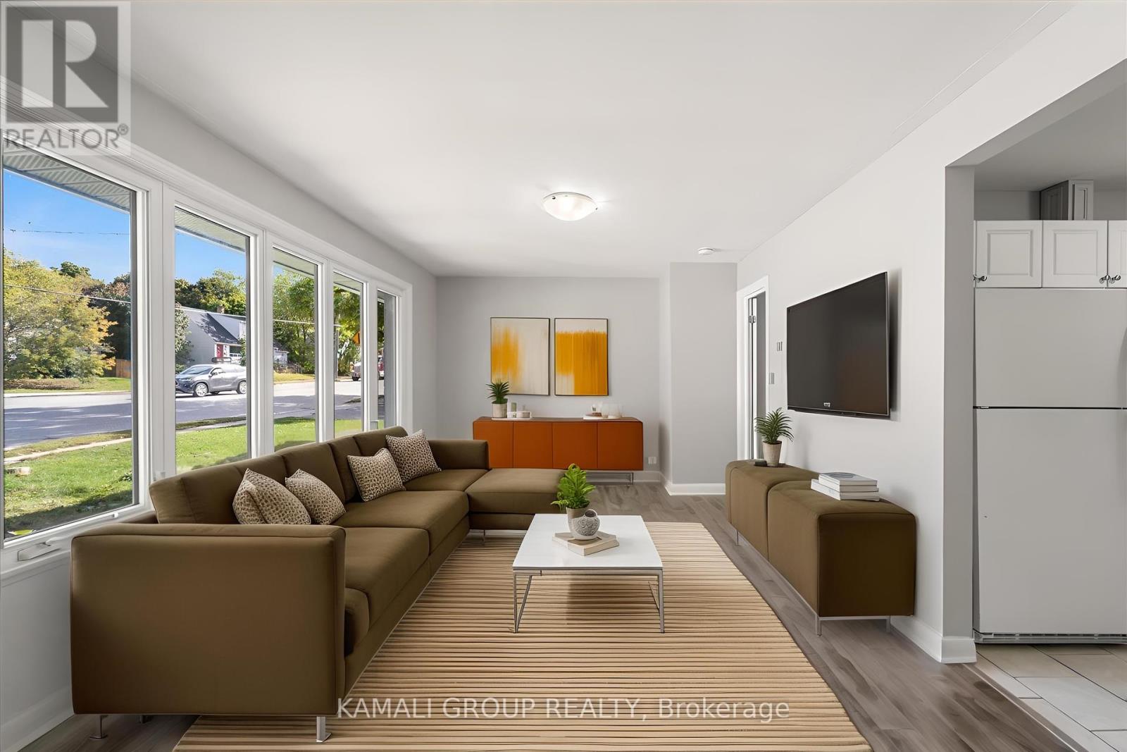 Virtually Staged - Main - 188 St Vincent Street, Barrie, ON - Indoor Photo Showing Living Room