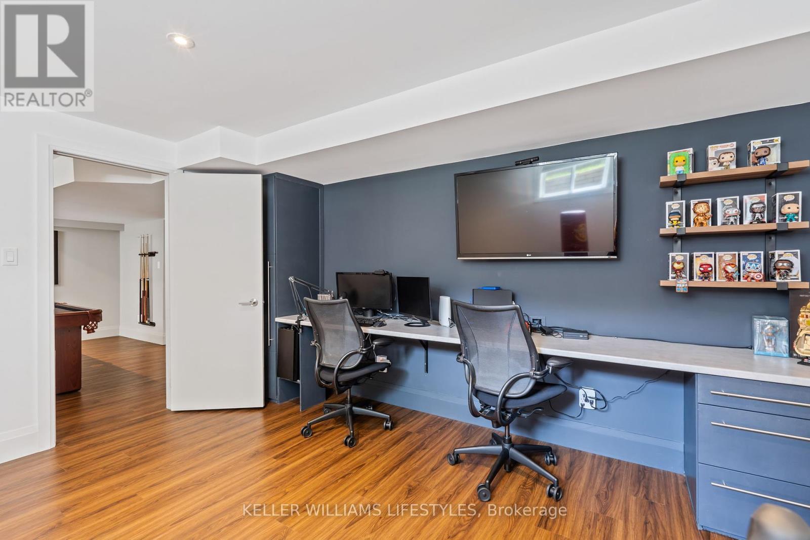 Lower level options may be considered upgrades. - 649 Valleystream Walk, London North (North R), ON - Indoor Photo Showing Office