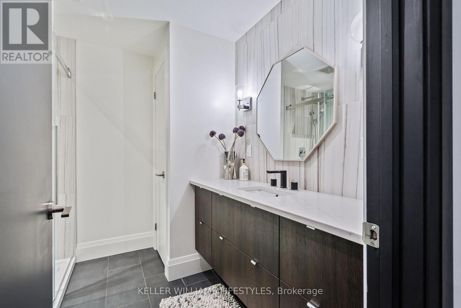 Lower level options may be considered upgrades. - 649 Valleystream Walk, London North (North R), ON - Indoor Photo Showing Bathroom