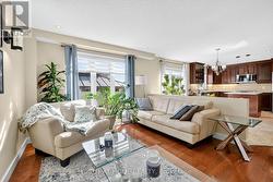 Open concept to kitchen -