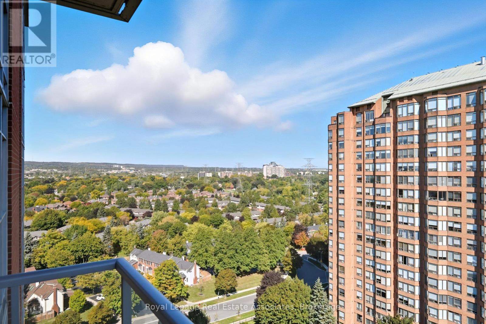 View from Balcony - 1407 - 551 Maple Avenue, Burlington, ON - Outdoor