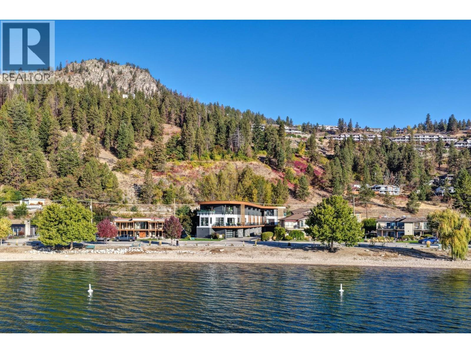 4364 Beach Avenue Unit# 1, Peachland, BC - Outdoor With Body Of Water With View