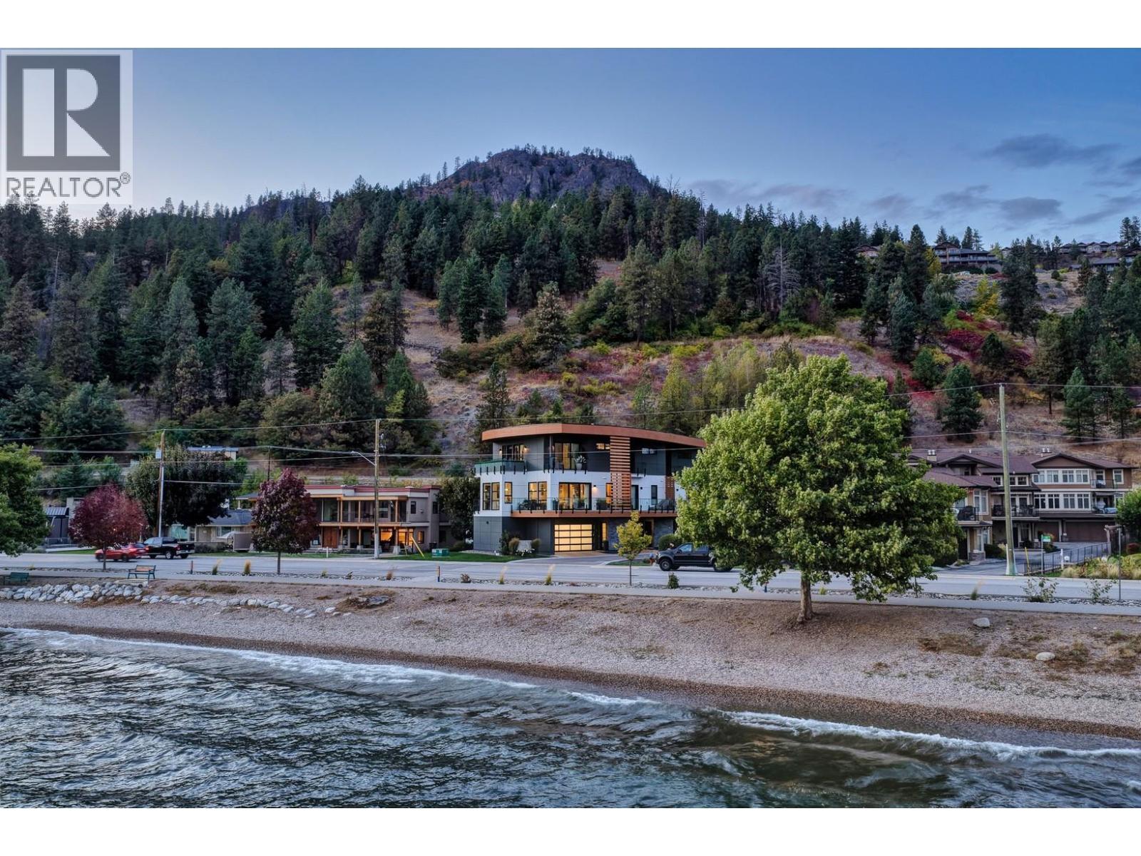 4364 Beach Avenue Unit# 1, Peachland, BC - Outdoor With View