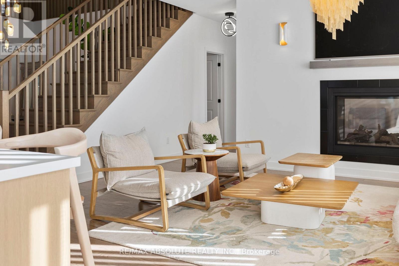 921 Beckton Heights, Ottawa, ON - Indoor Photo Showing Living Room With Fireplace