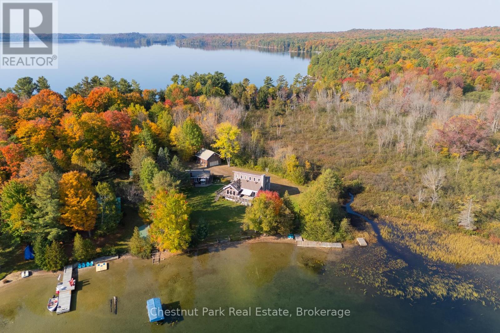 170 Long Point Road, Huntsville (Stisted), ON - Outdoor With Body Of Water With View