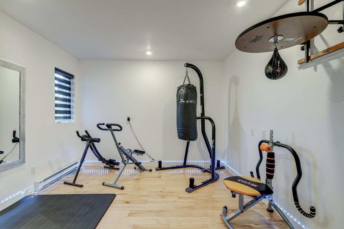 Chambre à coucher - 1424 Ch. Des Patriotes, Sorel-Tracy, QC - Indoor Photo Showing Gym Room