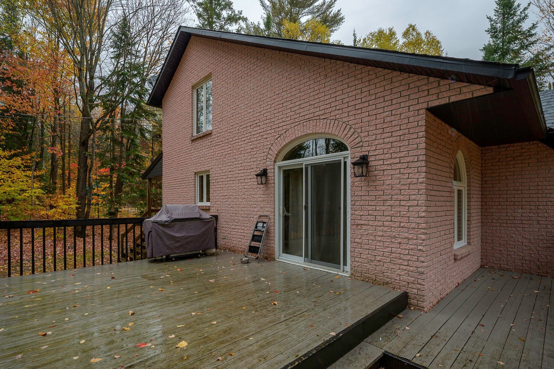 Back of Structure - 870A Rue De L'Olympiade, Sainte-Adèle, QC - Outdoor With Deck Patio Veranda With Exterior