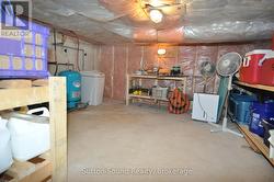 Storage area under the foyer -