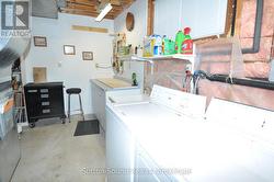 Laundry with wash sink, work table -