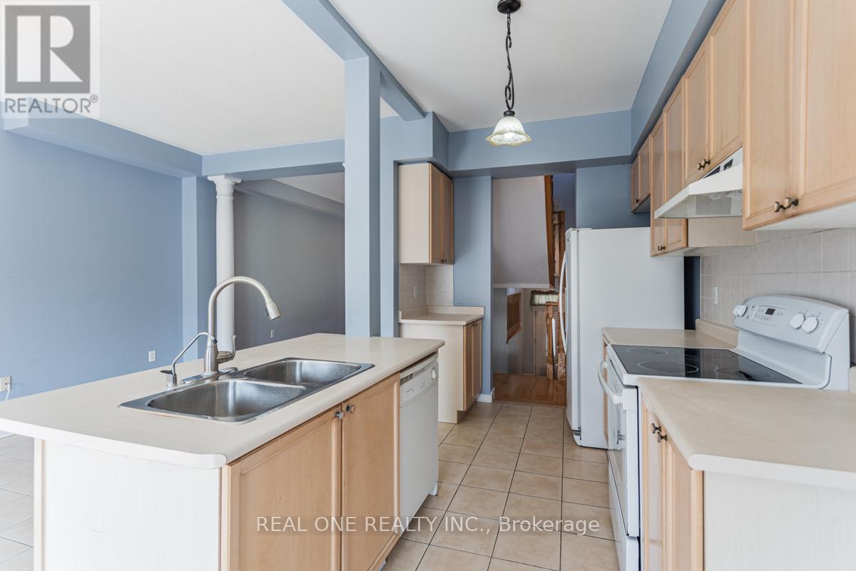 Upper - 24 Coast Avenue, Vaughan, ON - Indoor Photo Showing Kitchen With Double Sink