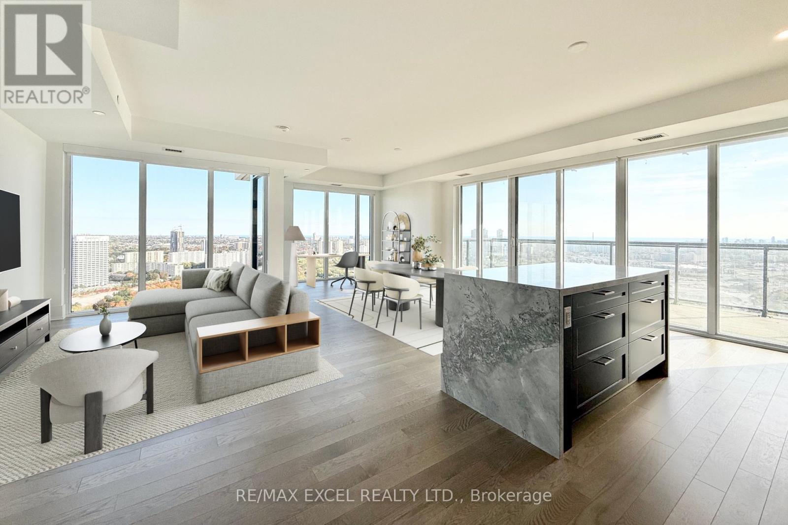 3409 - 30 Inn On The Park Drive, Toronto, ON - Indoor Photo Showing Living Room