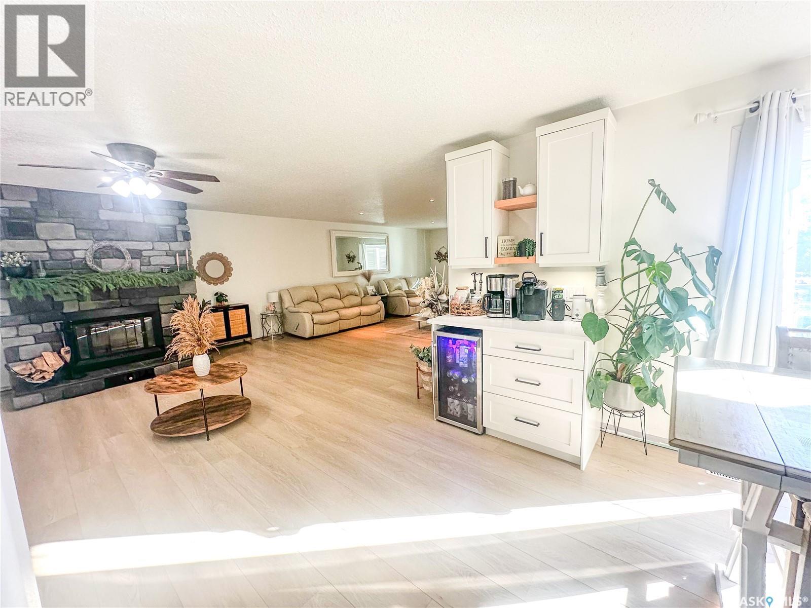 Langenburg Churchbridge Acreage, Langenburg Rm No. 181, SK - Indoor With Fireplace