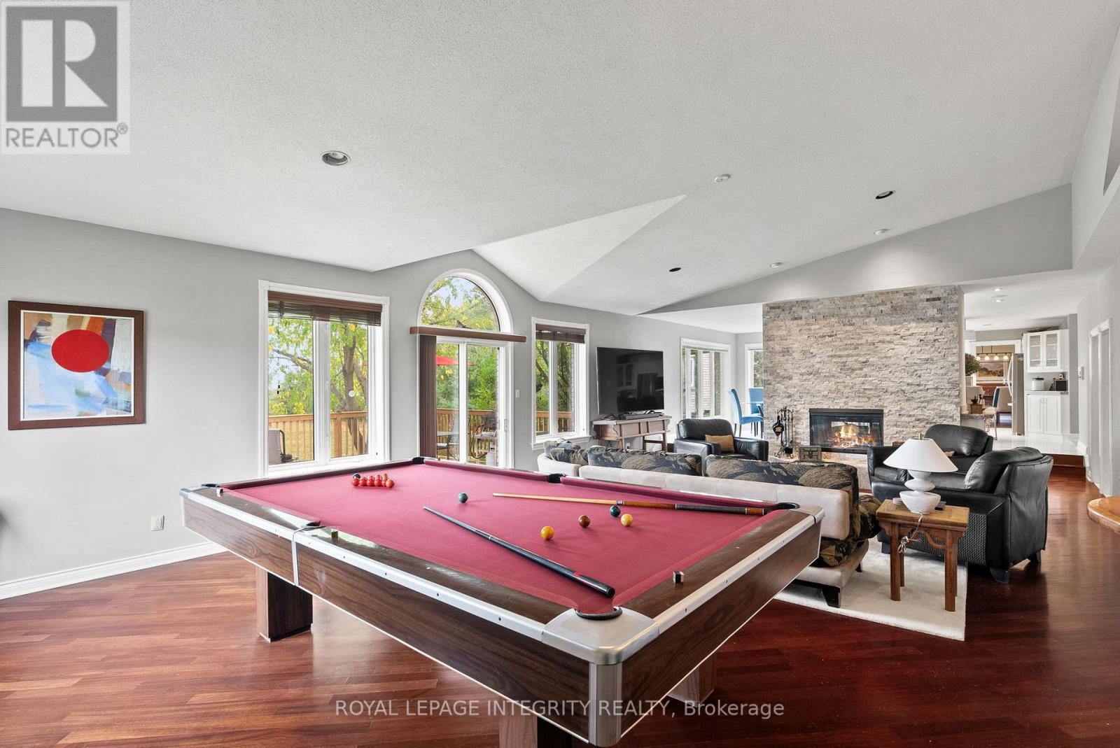Full Sized Snooker Table - 6 Marchbrook Circle, Ottawa, ON - Indoor Photo Showing Other Room