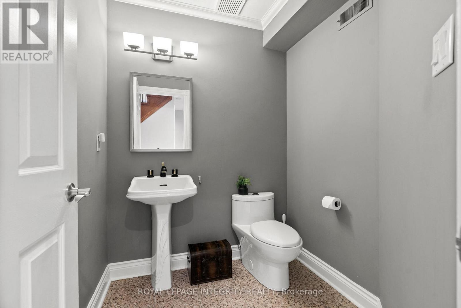 Main Floor Powder Room - 6 Marchbrook Circle, Ottawa, ON - Indoor Photo Showing Bathroom