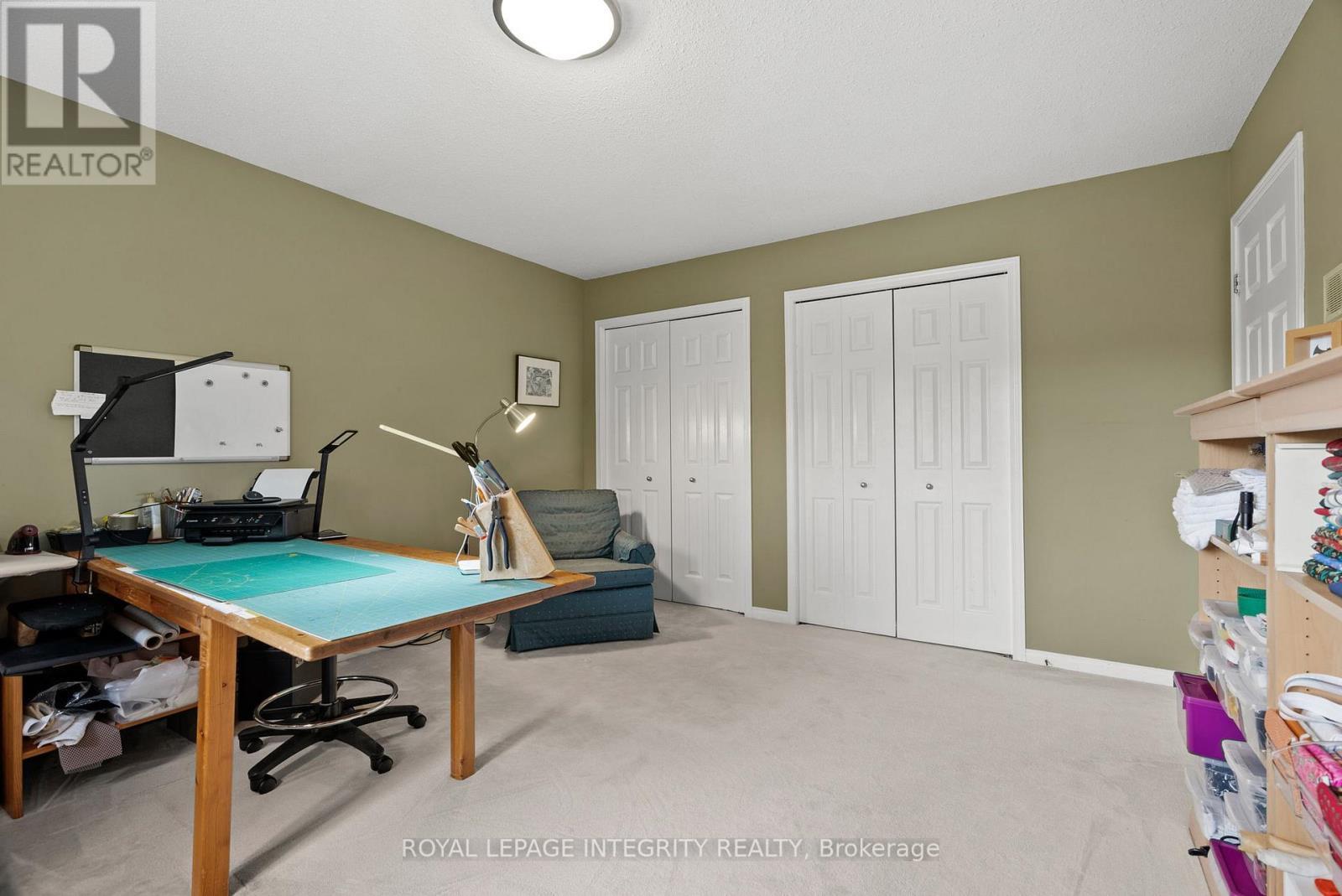 Second Bedroom, Currently Used as Sewing Room - 6 Marchbrook Circle, Ottawa, ON - Indoor Photo Showing Other Room