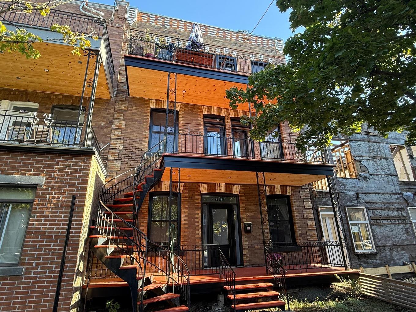 Frontage - 6627-A Rue De La Roche, Montréal (Rosemont/La Petite-Patrie), QC - Outdoor With Deck Patio Veranda