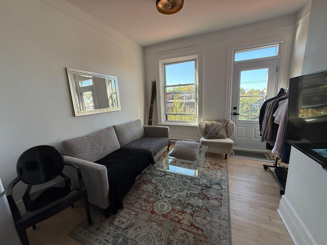 Living room - 6627-A Rue De La Roche, Montréal (Rosemont/La Petite-Patrie), QC - Indoor Photo Showing Living Room