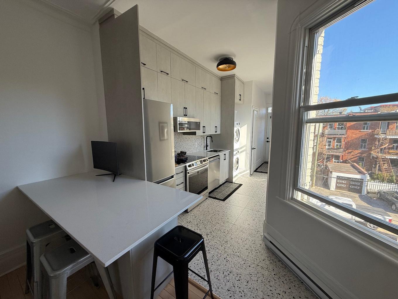 Kitchen - 6627-A Rue De La Roche, Montréal (Rosemont/La Petite-Patrie), QC - Indoor Photo Showing Kitchen