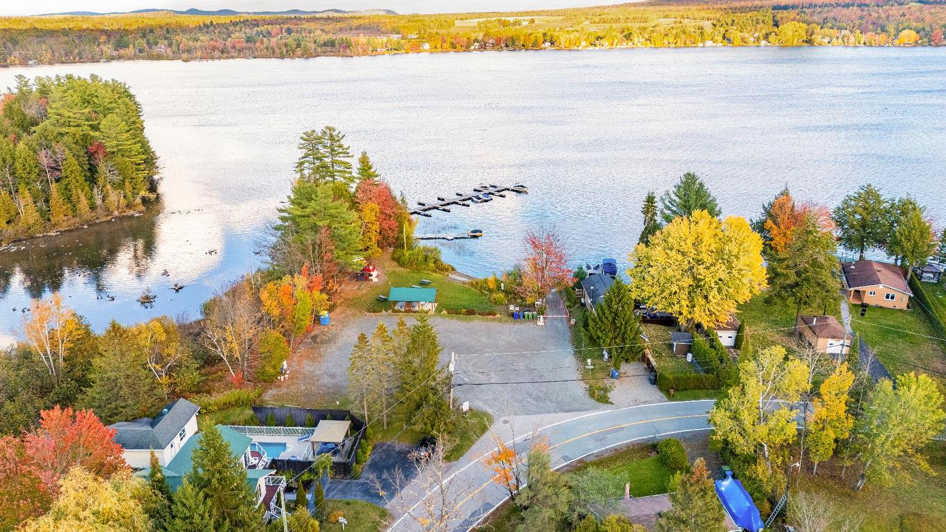 Photo aérienne - 217 Rue Brodeur, Magog, QC - Outdoor With Body Of Water With View