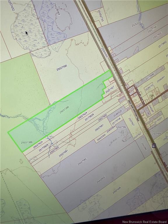 Land On West Side Harcourt Rd, Adamsville, NB