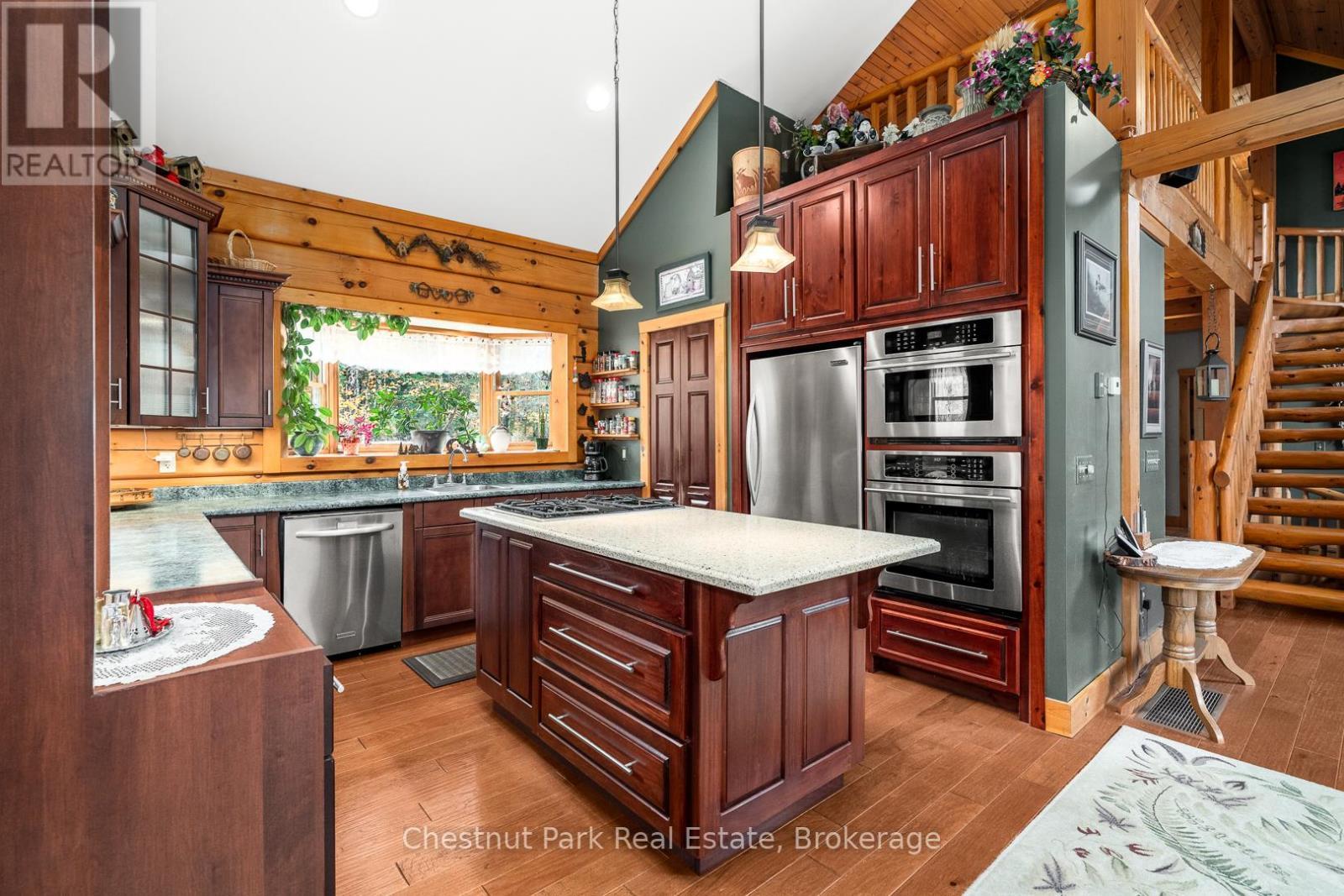 121 Poor Mans Road, Parry Sound Remote Area (Lount), ON - Indoor Photo Showing Kitchen