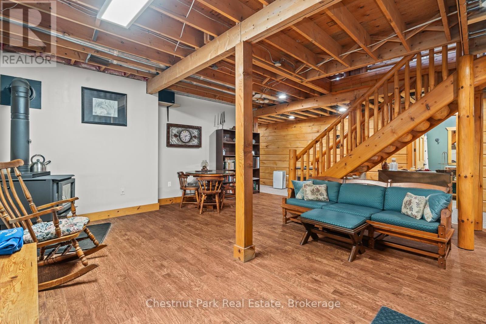 121 Poor Mans Road, Parry Sound Remote Area (Lount), ON - Indoor Photo Showing Basement