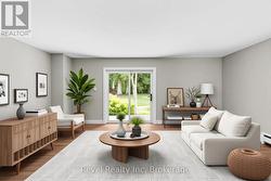 Living Room Virtually Staged -
